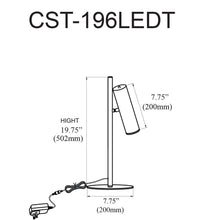 Load image into Gallery viewer, 6W Table Lamp,  MB, FR Acrylic Diffuser
