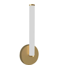 Load image into Gallery viewer, 8W Wall Sconce, AGB, WH Acrylic Diff
