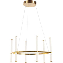 Load image into Gallery viewer, 36W Chandelier, AGB, WH Acrylic Diffuser
