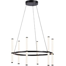 Load image into Gallery viewer, 36W Chandelier, MB, WH Acrylic Diffuser
