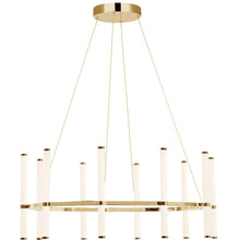 Load image into Gallery viewer, 60W Chandelier, AGB, WH Acrylic Diffuser
