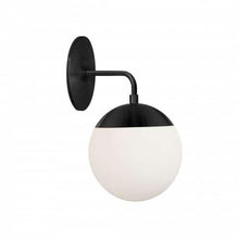 Load image into Gallery viewer, 1LT Wall Sconce,  MB, WH Opal Glass

