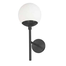Load image into Gallery viewer, 1LT Wall Sconce,  MB, WH Opal Glass
