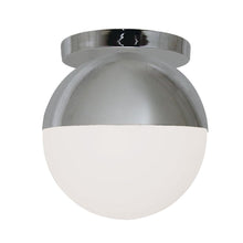 Load image into Gallery viewer, 1LT Flush Mount, PC, WH Glass
