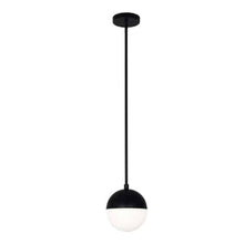 Load image into Gallery viewer, 1LT Halogen Pendant, MB, WH Opal Glass
