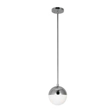 Load image into Gallery viewer, 1LT Halogen Pendant, PC, WH Opal Glass
