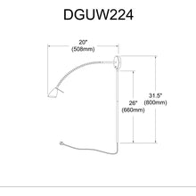 Load image into Gallery viewer, 1LT Halogen Wall Lamp,  Matte Black
