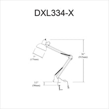 Load image into Gallery viewer, Clamp-On Task Lamp, Gloss White
