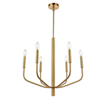 Load image into Gallery viewer, 6LT Chandelier, AGB Finish
