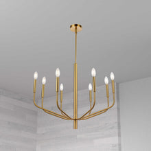 Load image into Gallery viewer, 6LT Chandelier, AGB Finish
