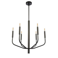 Load image into Gallery viewer, 6LT Chandelier, MB Finish
