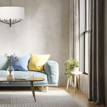 Load image into Gallery viewer, 8LT Incandescent Chandelier, MB, WH Shade

