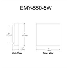 Load image into Gallery viewer, 15W Wall Sconce, AGB, Acrylic Diffuser
