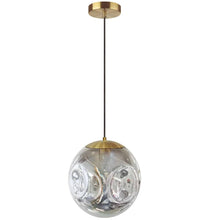Load image into Gallery viewer, 1Lt Incandescent Pendant, AGB, Smoke Glass
