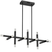 Load image into Gallery viewer, 48W Horiz Chandelier, MB, Acrylic Diffuser
