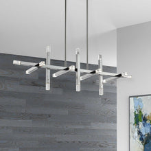 Load image into Gallery viewer, 48W Horiz Chandelier, PC, Acrylic Diffuser
