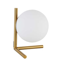 Load image into Gallery viewer, 1LT Incandescent  Table Lamp, AGB, Opal Glass
