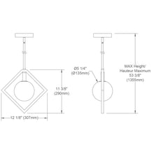 Load image into Gallery viewer, 1LT Halogen Pendant MB &amp; VB, Champagne Glass
