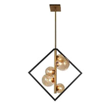 Load image into Gallery viewer, 5LT Halogen Pendant MB &amp; VB, Champagne Glass
