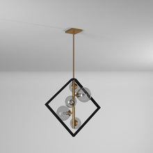 Load image into Gallery viewer, 5LT Halogen Pendant MB &amp; VB, Champagne Glass
