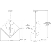 Load image into Gallery viewer, 5LT Halogen Pendant MB &amp; VB, Champagne Glass
