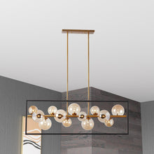 Load image into Gallery viewer, 13LT Halgn Horiz Pend MB &amp; VB, Champagne Glass
