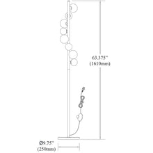 Load image into Gallery viewer, 8LT Halogen Floor Lamp VB, Champagne Glass
