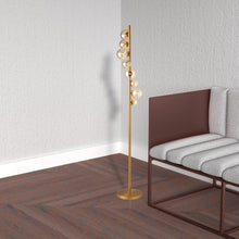 Load image into Gallery viewer, 8LT Halogen Floor Lamp VB, Champagne Glass
