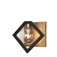 Load image into Gallery viewer, 1LT Halgn Wall Sconce MB &amp; VB, Champagne Glass
