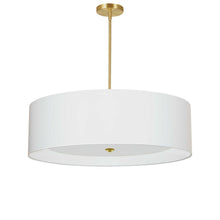 Load image into Gallery viewer, 4LT Incan Pendant, AGB, WH Shade, WH Diffuser
