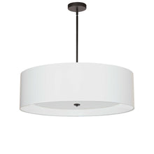 Load image into Gallery viewer, 4LT Incan Pendant, MB, WH Shade, WH Diffuser
