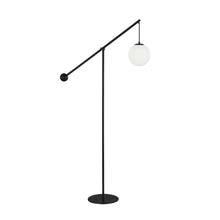 Load image into Gallery viewer, 1LT Incandescent Floor Lamp, MB, Opal Glass
