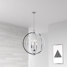 Load image into Gallery viewer, 6LT Fixture, Polished Chrome,Jewelled Accents
