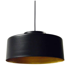Load image into Gallery viewer, 1LT Incandescent Metal Pendant,Black &amp; Gold Finish
