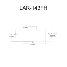 Load image into Gallery viewer, 14"Flush-Mount,White Linen Shd
