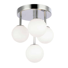 Load image into Gallery viewer, 4LT Flush Mount, PC, Opal Glass
