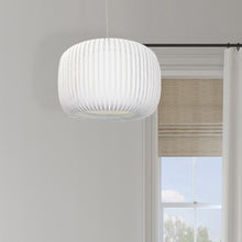 Load image into Gallery viewer, 1LT Pendant Slit Shade Linda White White
