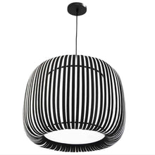 Load image into Gallery viewer, 1LT Pendant Slit Shade JTone Black Black

