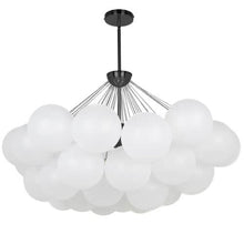 Load image into Gallery viewer, 8LT Chandelier,  MB, FR Glass
