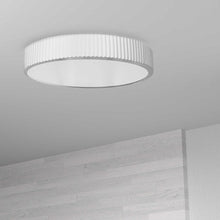 Load image into Gallery viewer, 30W Flushmount, MW, WH Acrylic Diffuser
