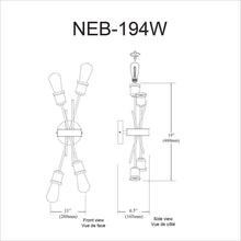 Load image into Gallery viewer, 4LT Incandescent Wall Sconce Matte White
