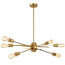 Load image into Gallery viewer, 6LT Incandescent Horiz Pendant, AGB
