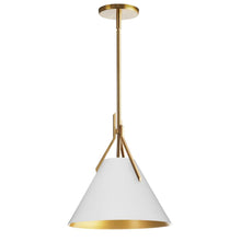 Load image into Gallery viewer, 1LT Incandescent Pendant, AGB, Opal Glass
