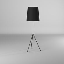 Load image into Gallery viewer, 1LT 3 Leg Drum Floor Fixture,BK-SV Shd
