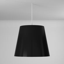 Load image into Gallery viewer, 1LT Oversized Drum Pendant Medium Black Shade
