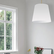 Load image into Gallery viewer, 1LT Oversized Drum Pendant Large, WH Shade
