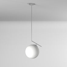 Load image into Gallery viewer, 1LT Incand White Glass Pendant, PC Finish

