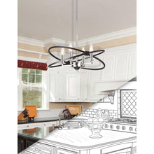 Load image into Gallery viewer, 4LT Incandescent Chandelier, PC &amp; MB Finish
