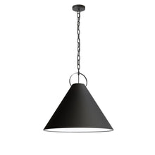 Load image into Gallery viewer, 1LT Incand Pendant, MB, BK Shade
