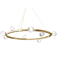Load image into Gallery viewer, 12LT Halogen Chandelier, AGB, Clear Gls
